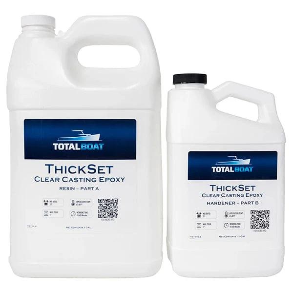 Thick Set Clear Casting Epoxy Resin Kit - Size:1.3 Gallon